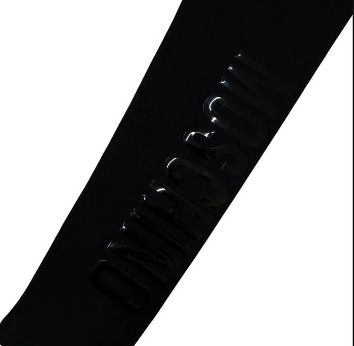 Moschino Leggings Negros con Logo Negro Brillante Moschino Leggings Negros con Logo Negro Brillante