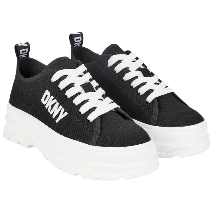 DKNY Tenis Negros Plataforma DKNY Tenis Negros Plataforma