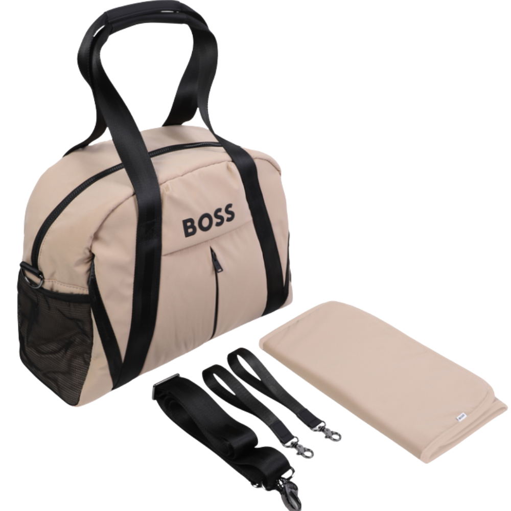 Bolso Maternal Boss Beige con Accesorios