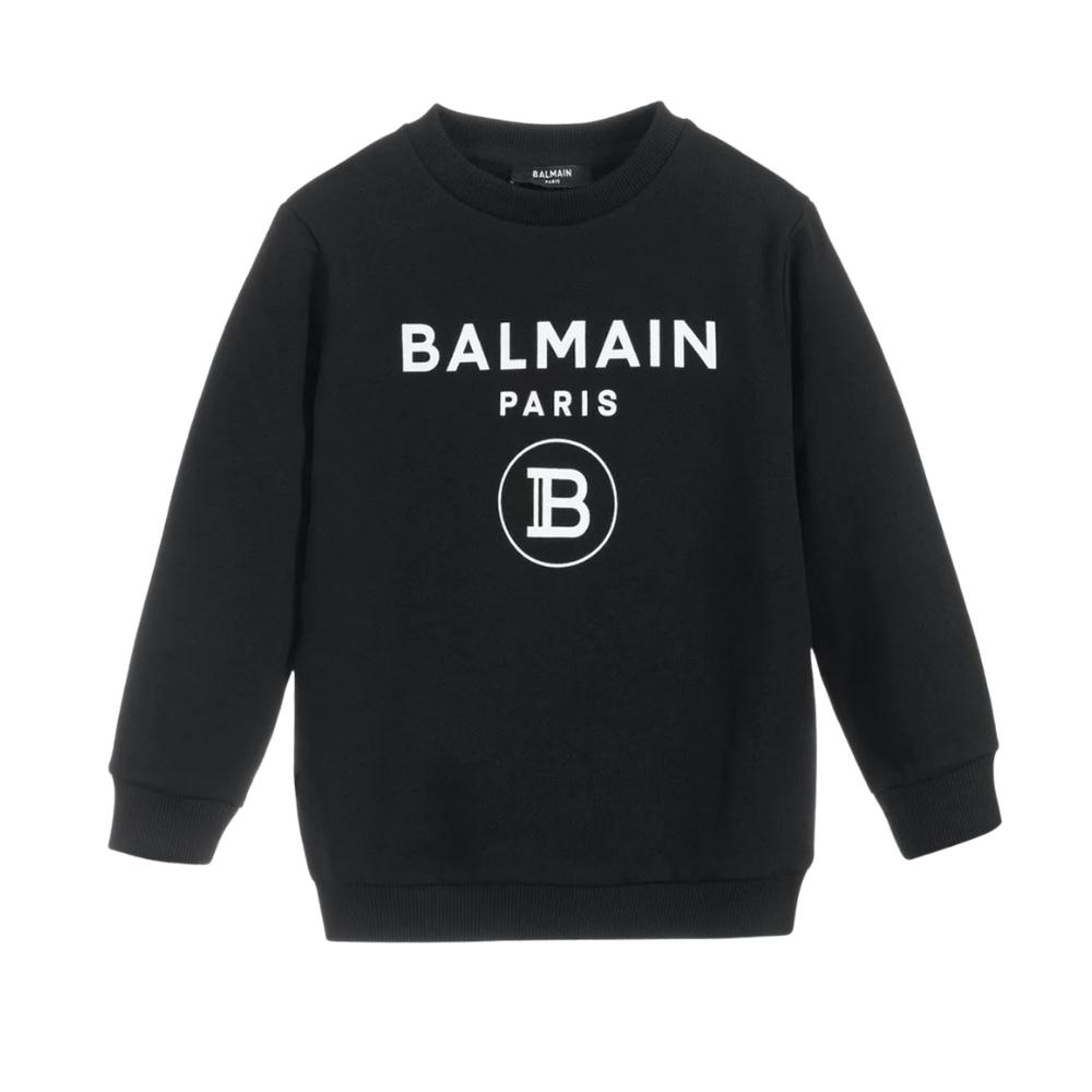 Top de manga larga Balmain Paris – Negro
