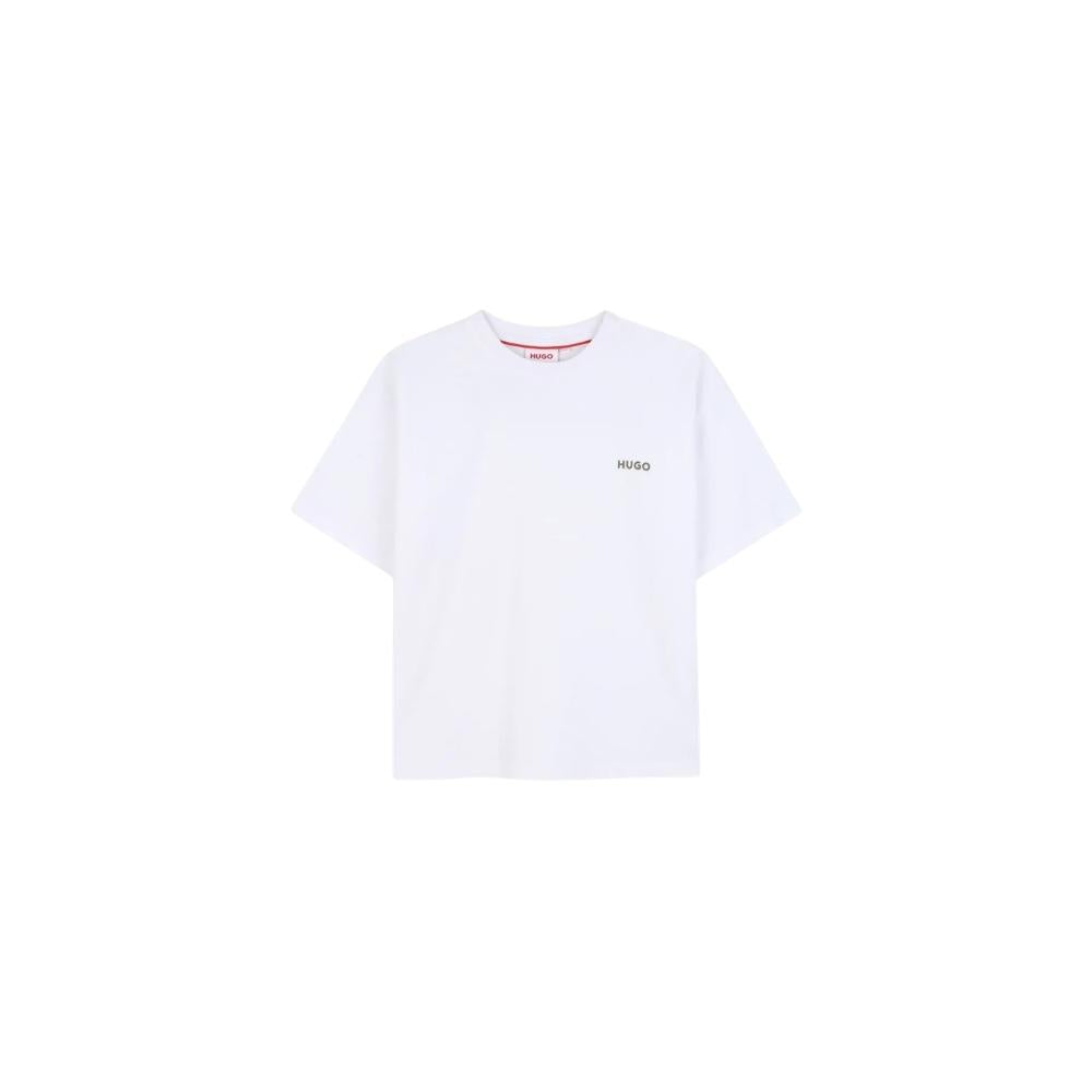 Playera HUGO Kids Blanca Minimalista