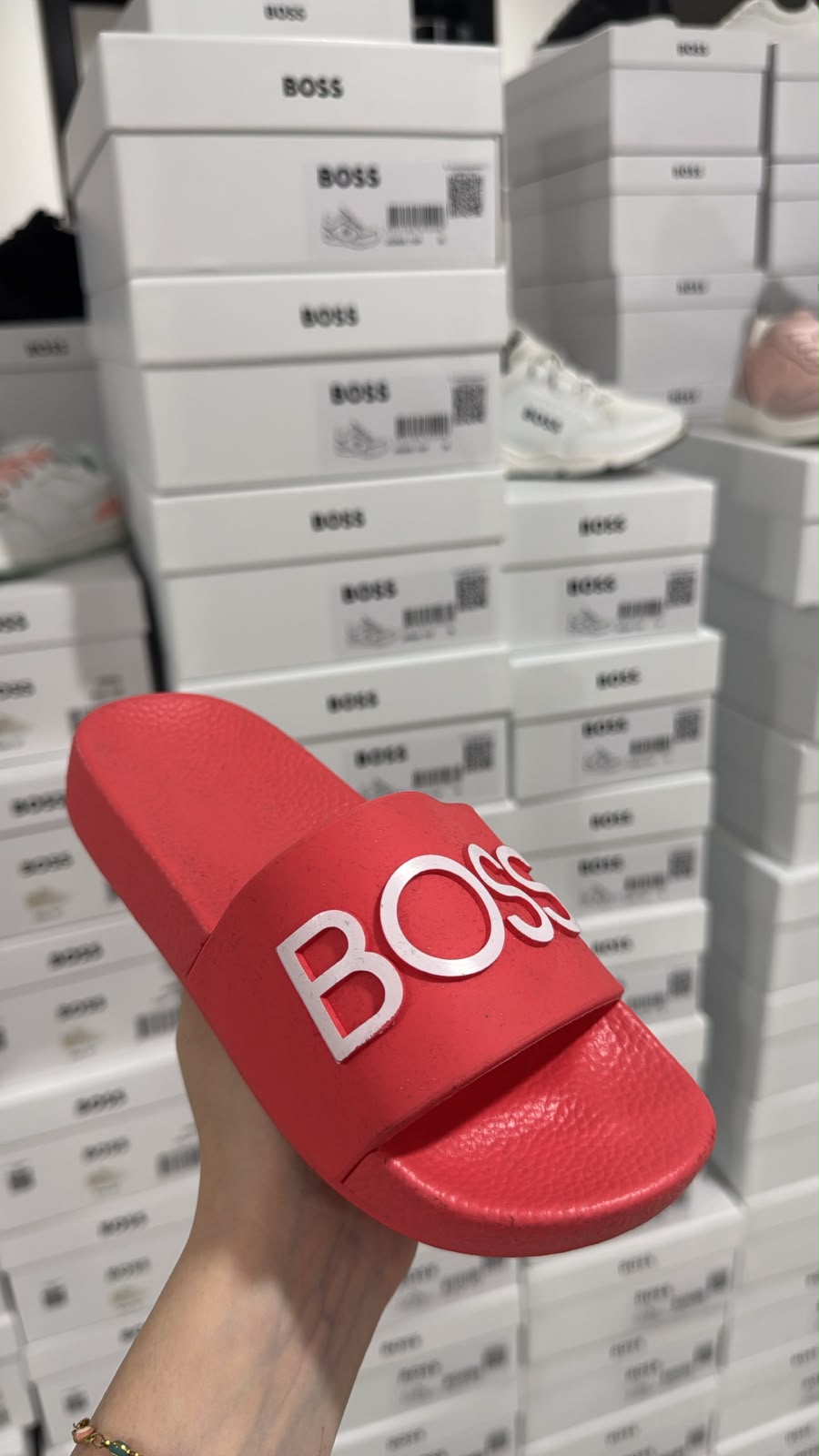 Sandalias BOSS Signature Red