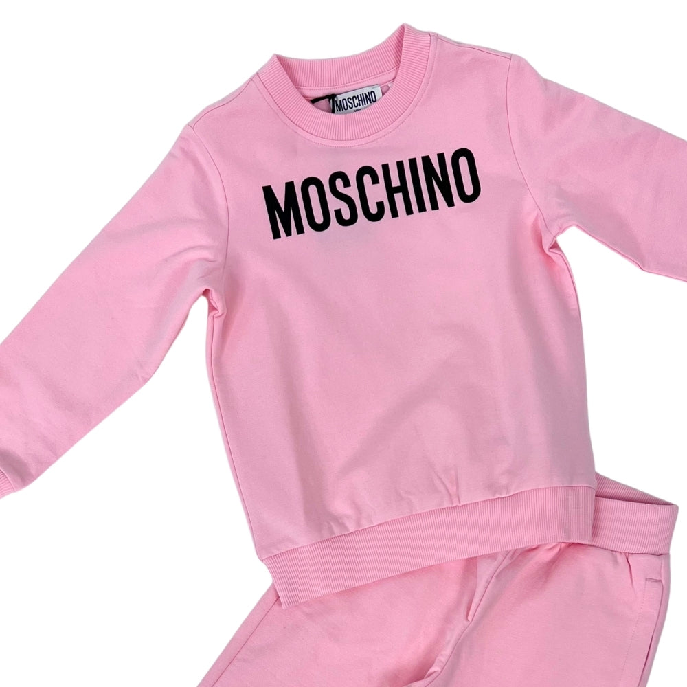 Conjunto Pants Rosa Moschino Logo