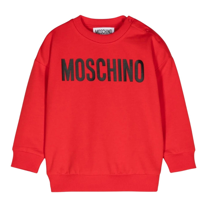 Sudadera Moschino Roja con Logo Sudadera Moschino Roja con Logo