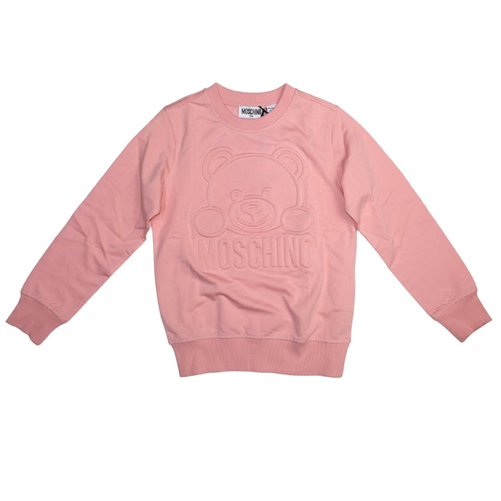 Sudadera Moschino Rosa con Relieve Toy Bear Sudadera Moschino Rosa con Relieve Toy Bear
