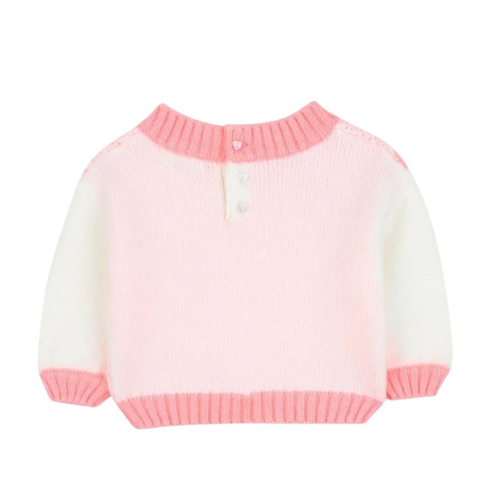 Suéter Tejido Rosa y Blanco – Billie Blush
