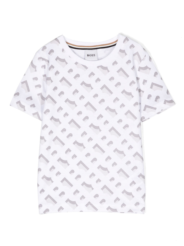 Playera Cuello redondo Estampada Logo Boss