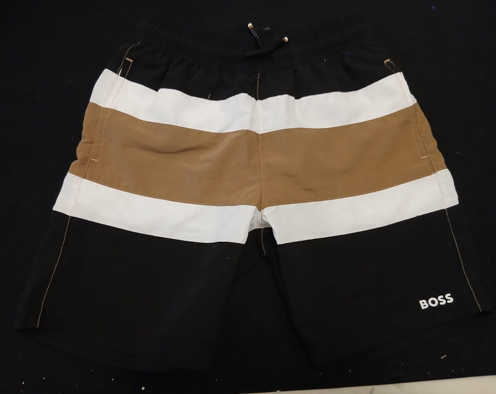 Short de baño Boss tricolor para niño