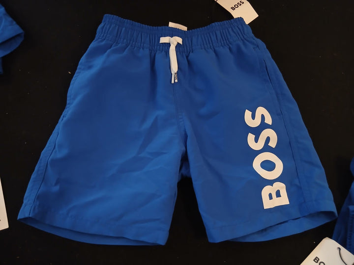 Short de baño BOSS azul eléctrico para Niño