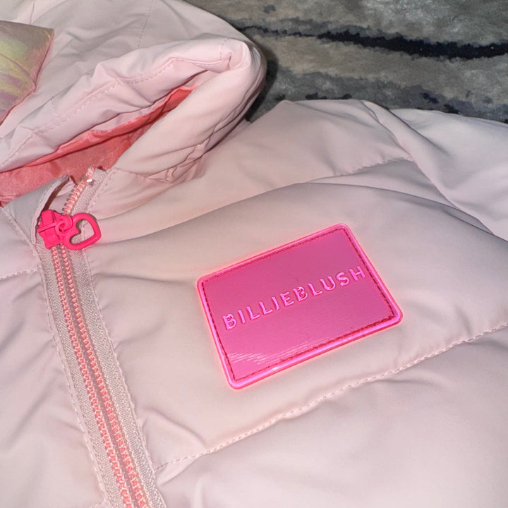 Chamarra Acolchada Rosa con Capucha – Billie Blush