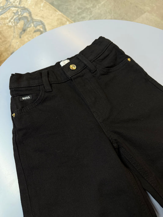 Pantalón infantil  color negro Boss