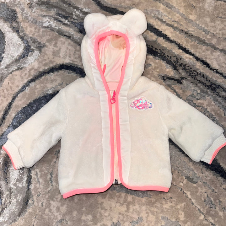 Chamarra de Peluche con Capucha y Orejitas – Billie Blush