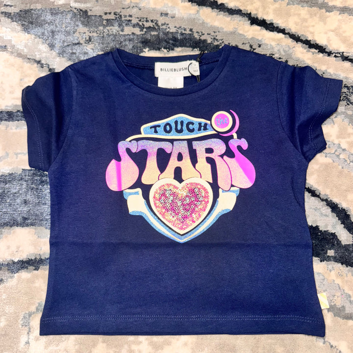 Camiseta Azul “Touch the Stars” – Billie Blush
