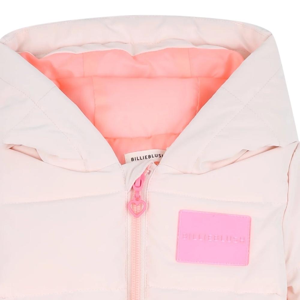 Chamarra Acolchada Rosa con Capucha – Billie Blush