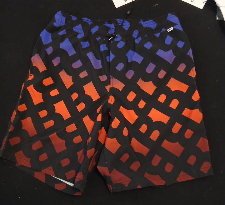Short de baño Boss con estampado monograma