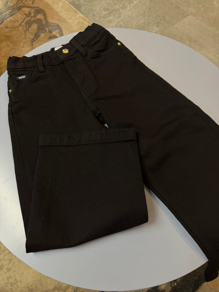 Pantalón infantil  color negro Boss