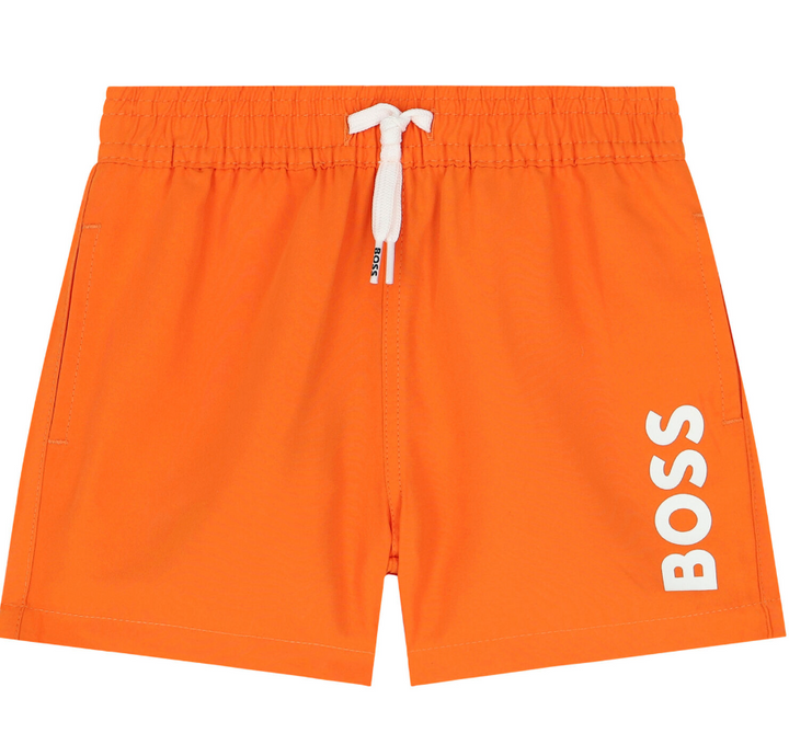 Short de baño BOSS naranja