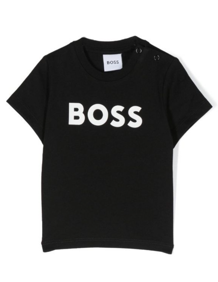 Playera Negra con Logo – BOSS