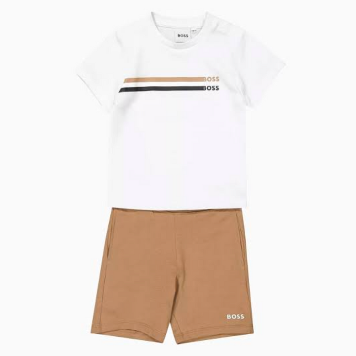Conjunto Blanco y Camel – BOSS