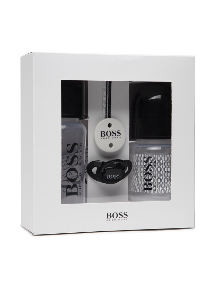 Set de biberones y chupón BOSS para bebé