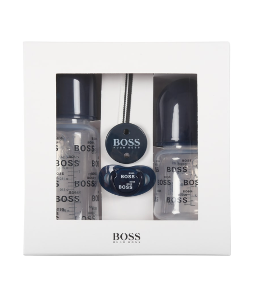 Set de biberones y chupón BOSS para bebé