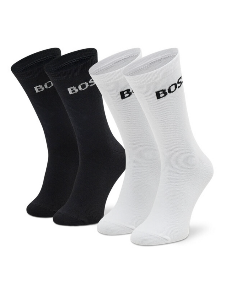 Pack de calcetines BOSS para niño en negro y blanco