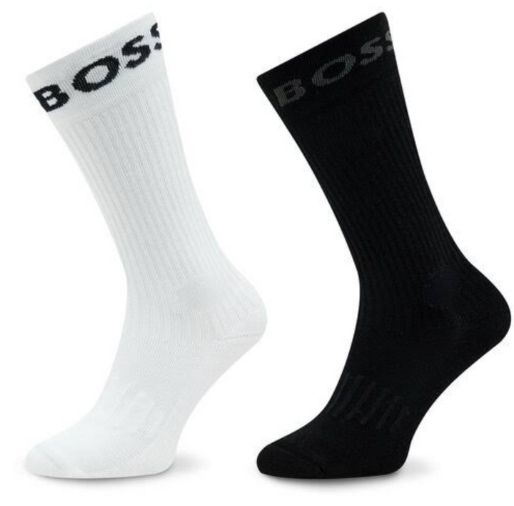 Pack de calcetines deportivos BOSS para adulto en negro y blanco