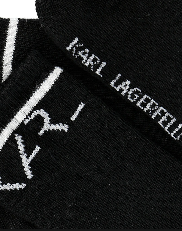 Calcetines KARL LAGERFELD Kids negros con logo