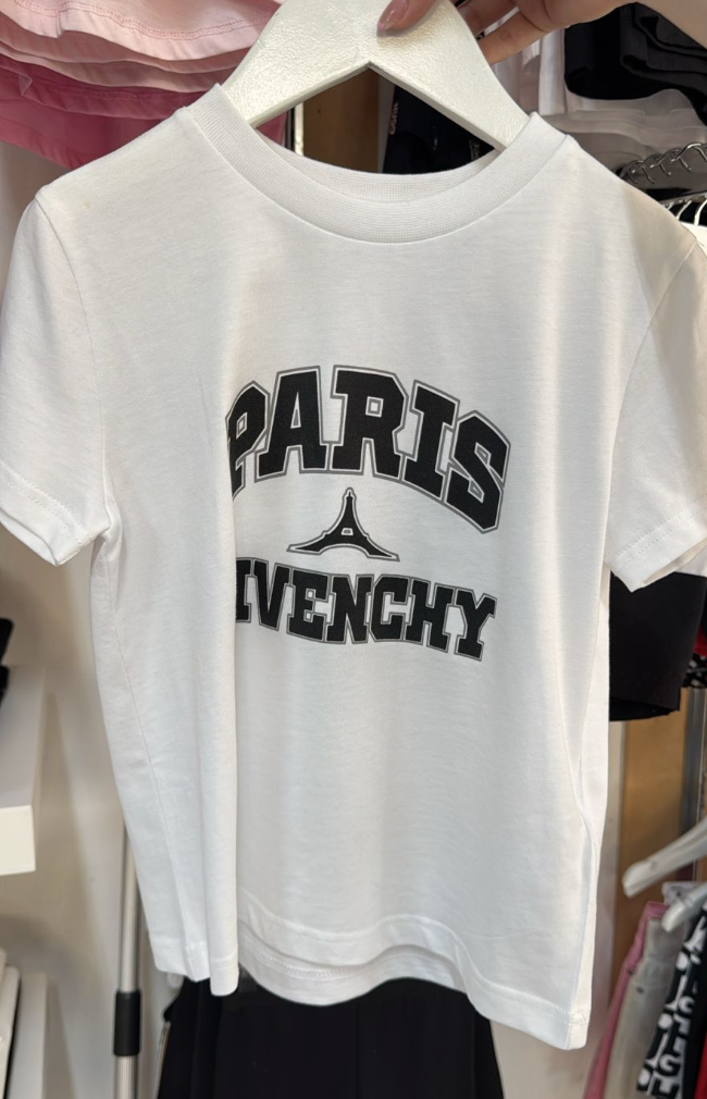 GIVENCHY – Playera Blanca “Paris Givenchy”
