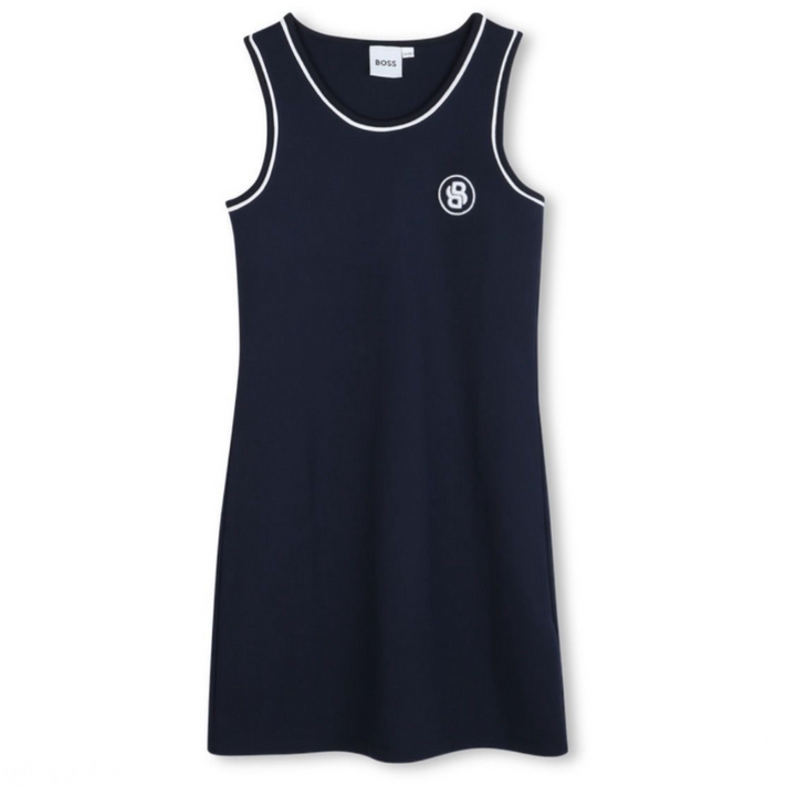 Vestido BOSS azul marino sin mangas