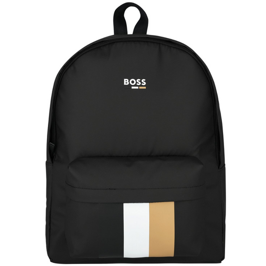 Mochila BOSS Tricolor Stripe Negra