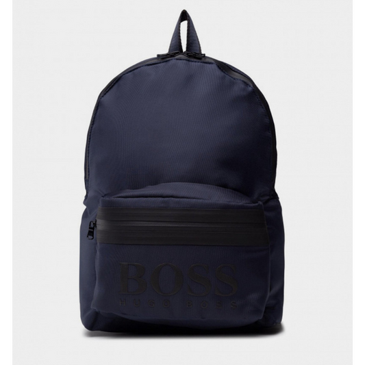Mochila BOSS Tonal Logo Azul Marino