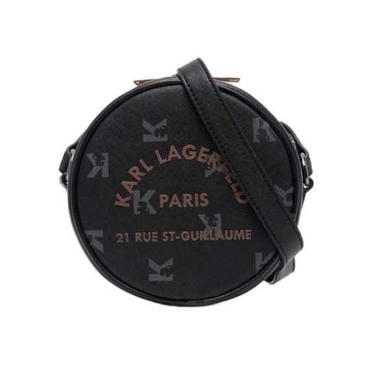 Bolsa Karl Lagerfeld Paris Redonda Negra Para Niña