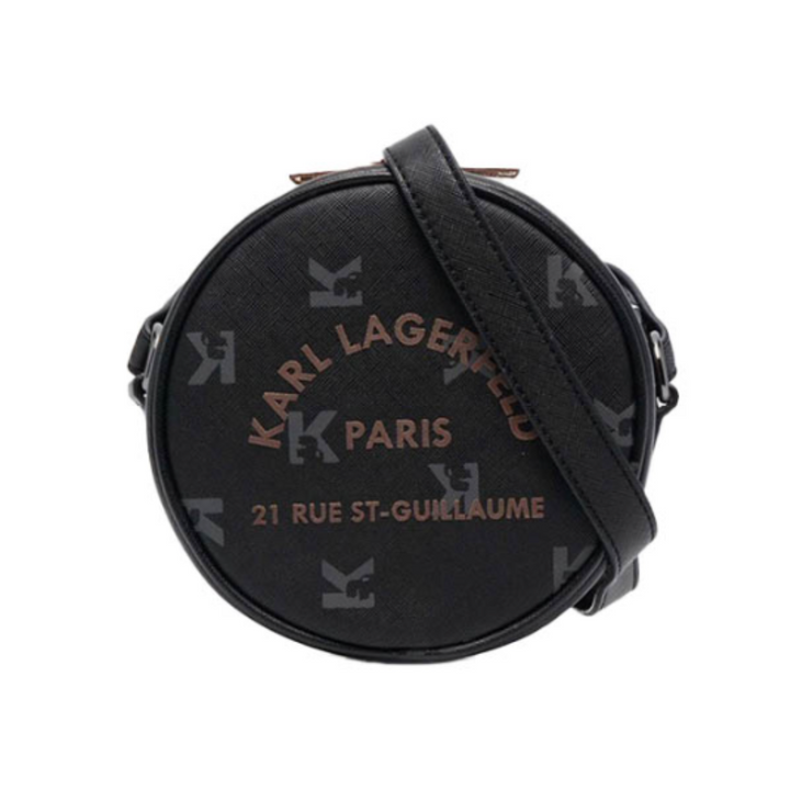 Bolsa Karl Lagerfeld Paris Redonda Negra Para Niña