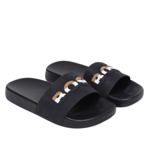 Sandalias BOSS Negras Clásicas para Niño