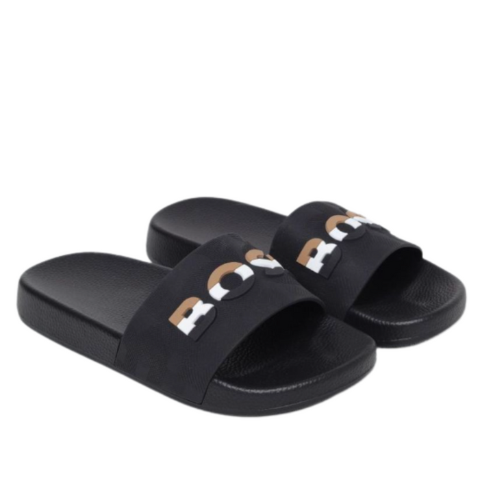Sandalias BOSS Negras Clásicas para Niño