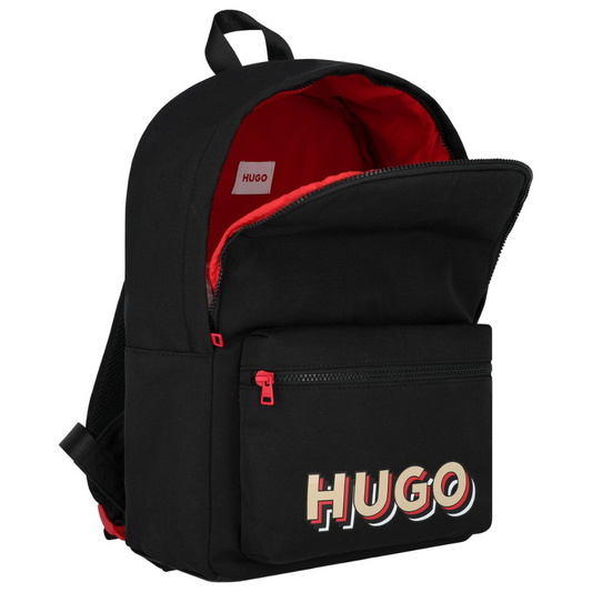 Mochila HUGO Urban Logo Negra