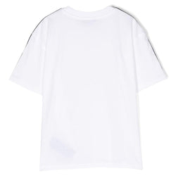 EK-playera color blanco balmain mangas cortas