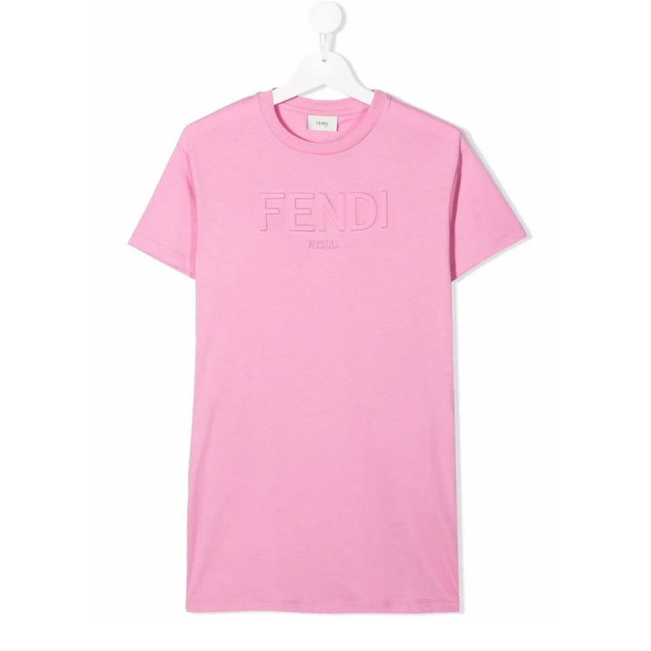 Fendi Playera Rosa Relieve