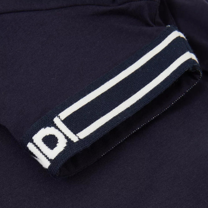 Fendi Playera Negra con Detalle en Mangas