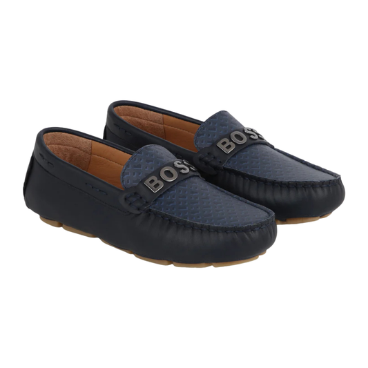 Mocasines Boss Infantiles color azul marino