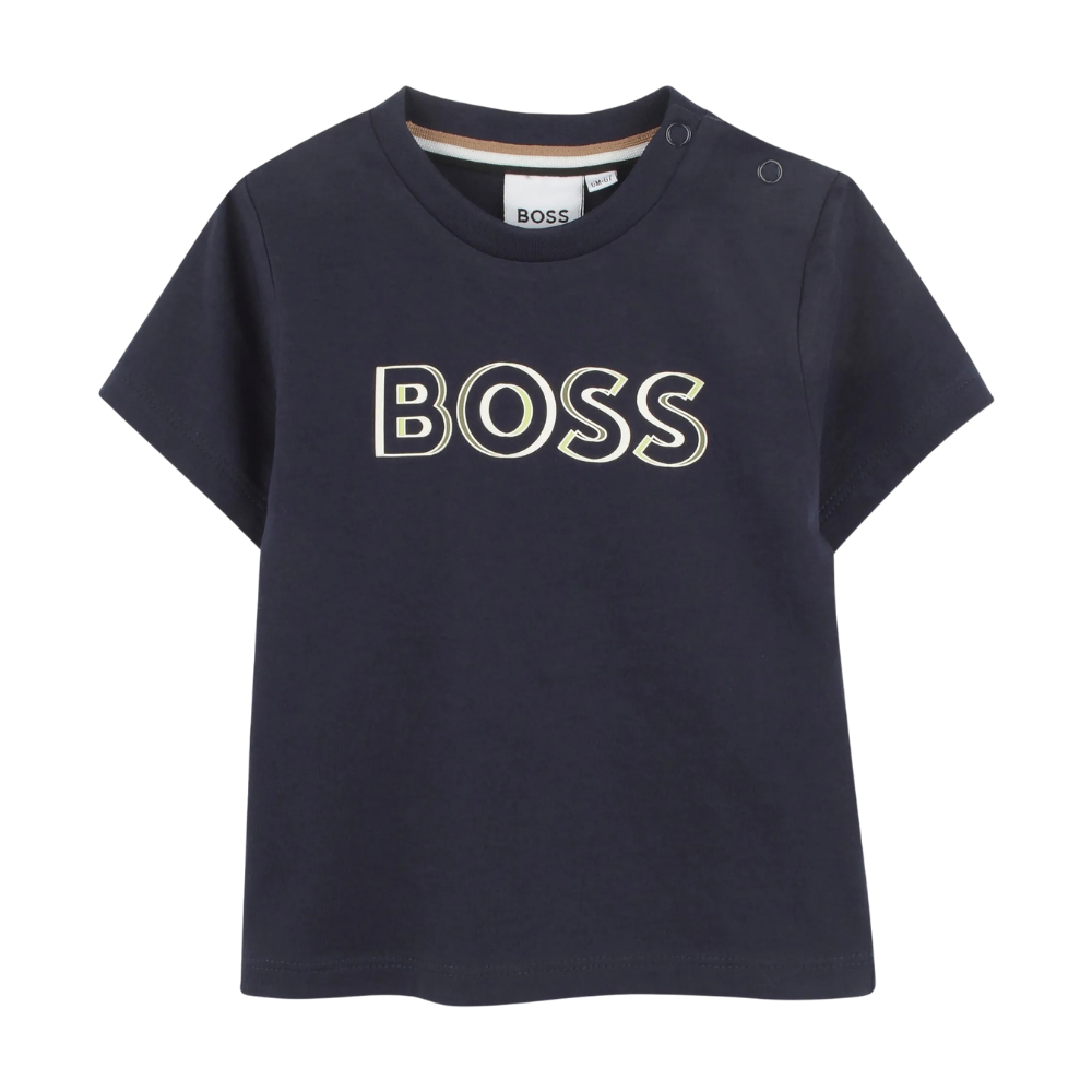 Playera Infantil BOSS Azul Marino