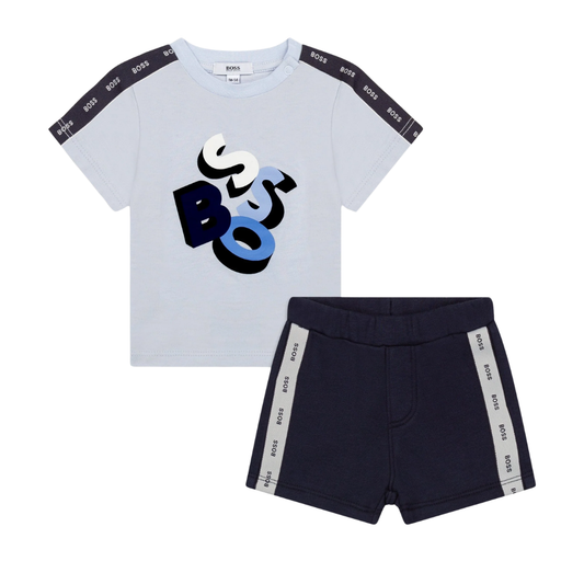 Conjunto Infantil BOSS Azul Marino