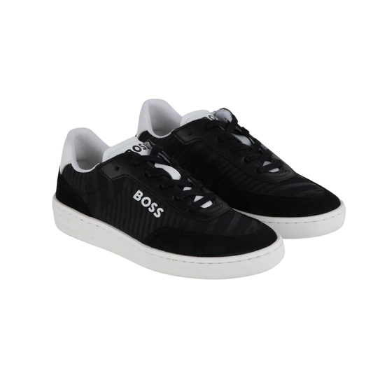 Zapatilla  BOSS Casual  Negra con Suela Blanca