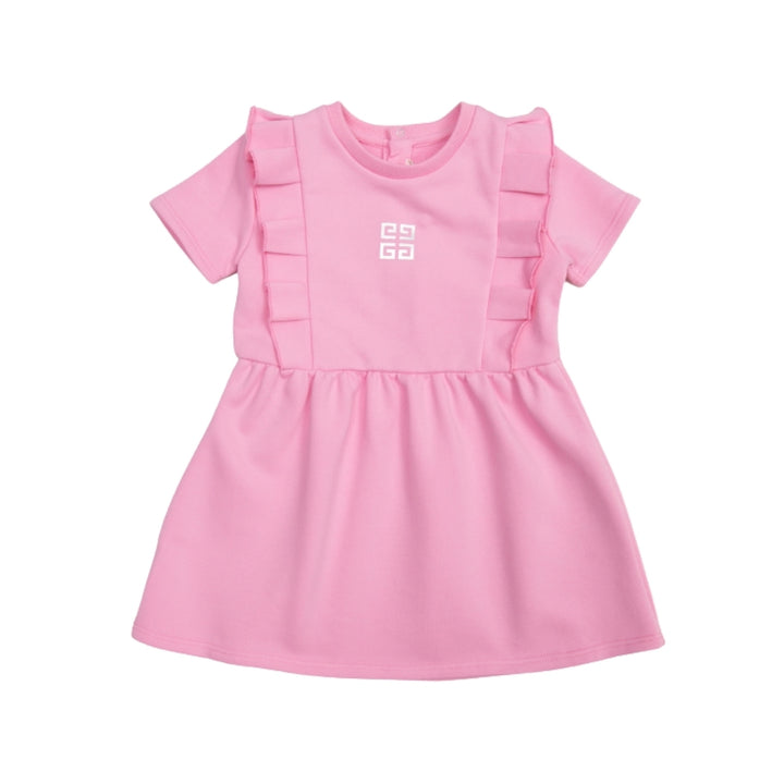 GIVENCHY – Vestido Rosa con Volantes