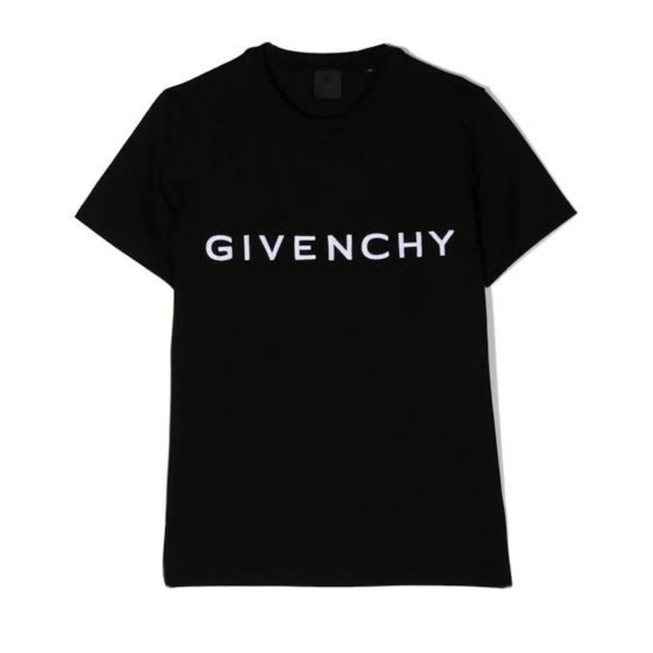 GIVENCHY – Playera Negra con Logo Posterior