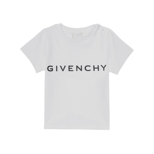 GIVENCHY – Playera Blanca con Logo Clásico
