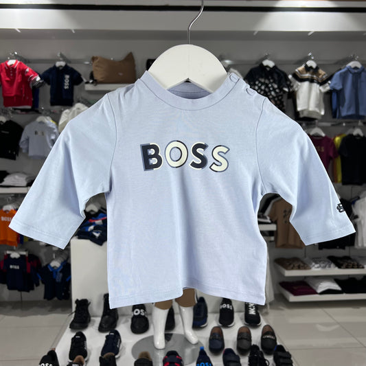 Playera Para Bebe Manga Larga Boss