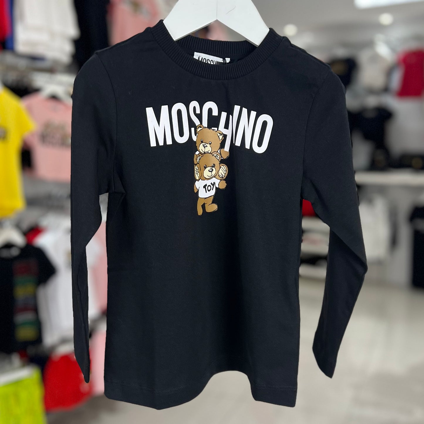 Playera Cuello Redondo Manga Larga Moschino