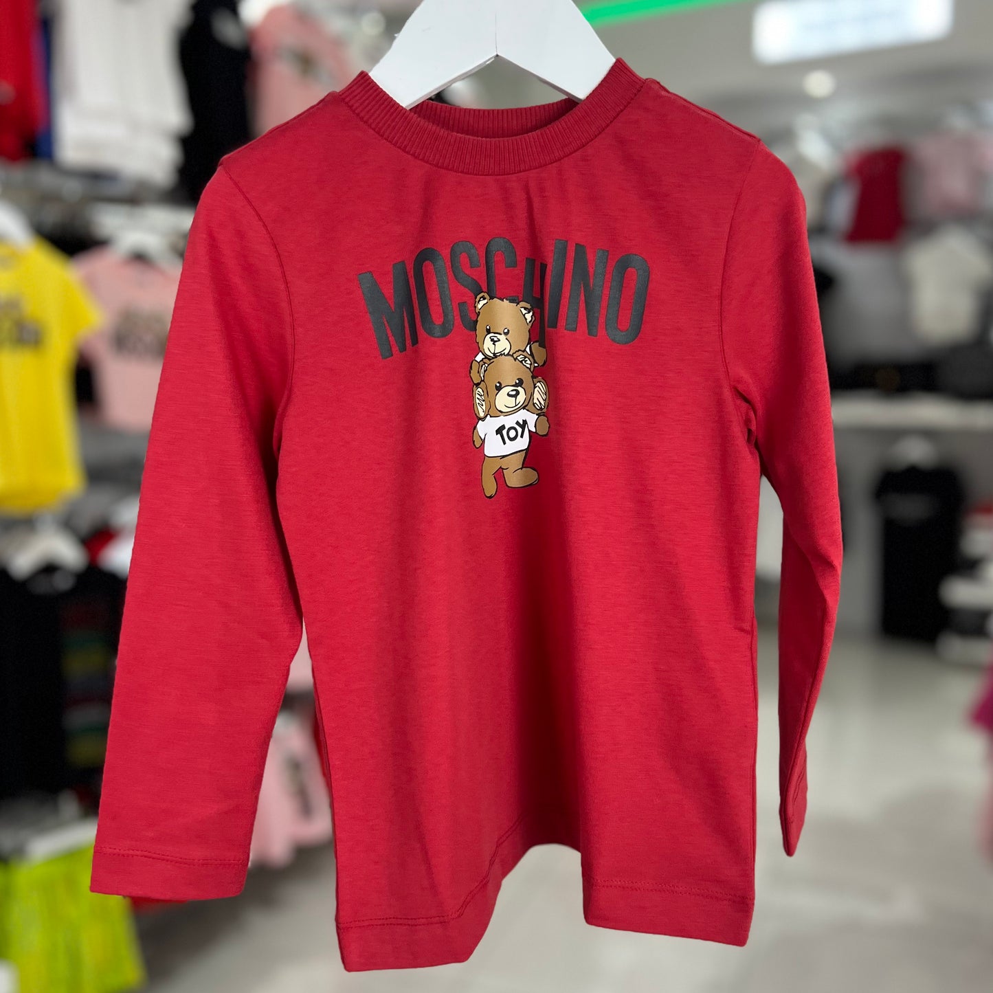 Playera Cuello Redondo Manga Larga Moschino